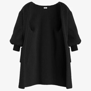 Pleshy Cozy Black Women’s Cardigan (M)